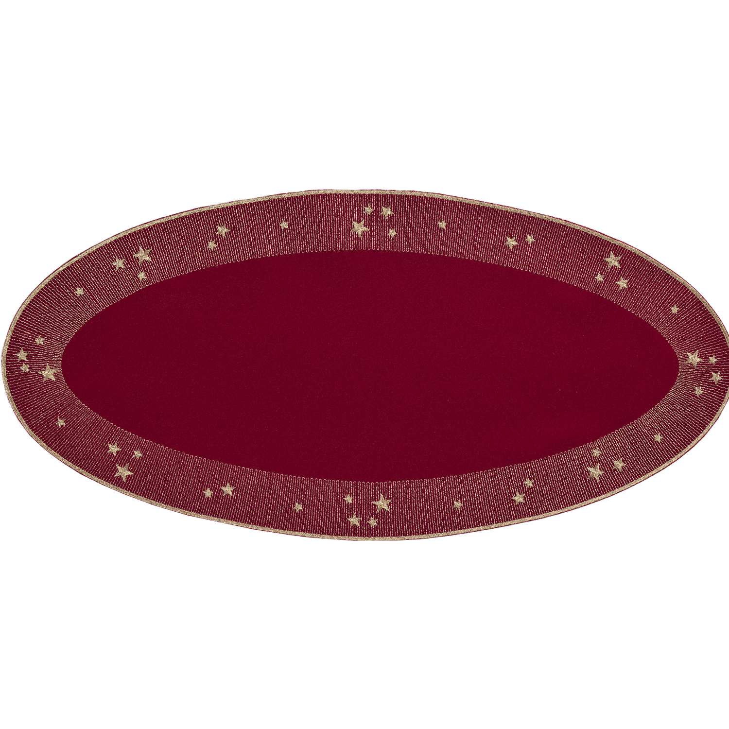Sander Oválné prostírání Starlight, 28 x 58 cm, burgundy 826953-26