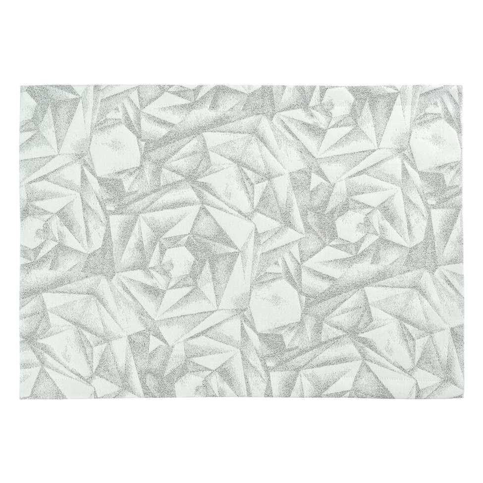 Sander Žakárový ubrus Diamanti, Ø 170 cm, platin/silver 885037-21