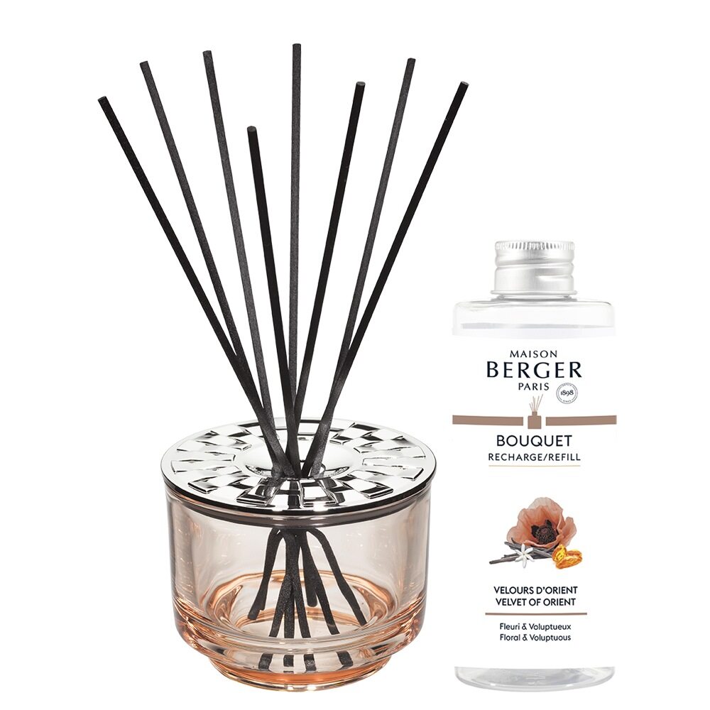Maison Berger Paris Aroma difuzér Variation, šedý + Samet z Orientu, 200 ml 7713