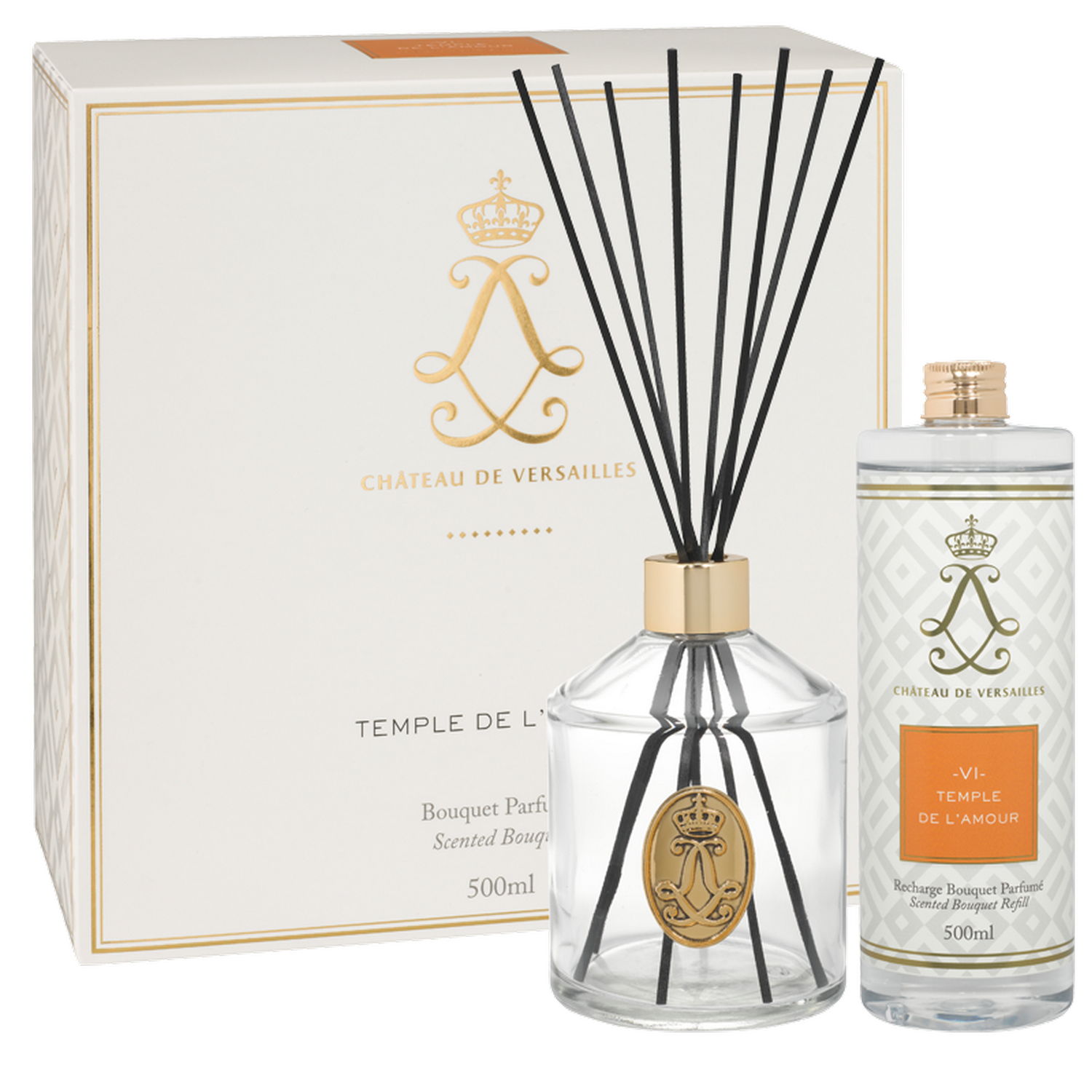 Chateau de Versailles Aroma difuzér + parfém Chrám lásky, 500 ml 6915