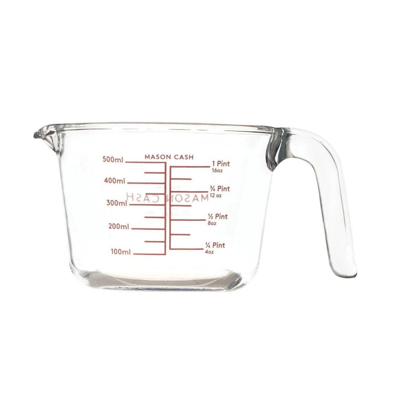 Mason Cash Classic Collection Skleněná odměrka s hubičkou, 0,5L 2006.203