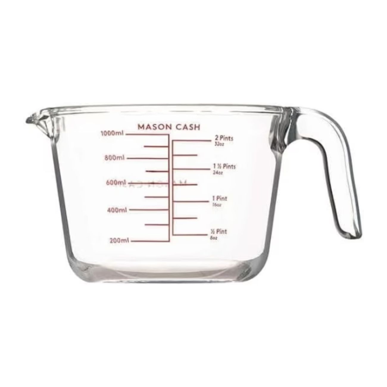 Mason Cash Classic Collection Skleněná odměrka s hubičkou, 1l 2006.204