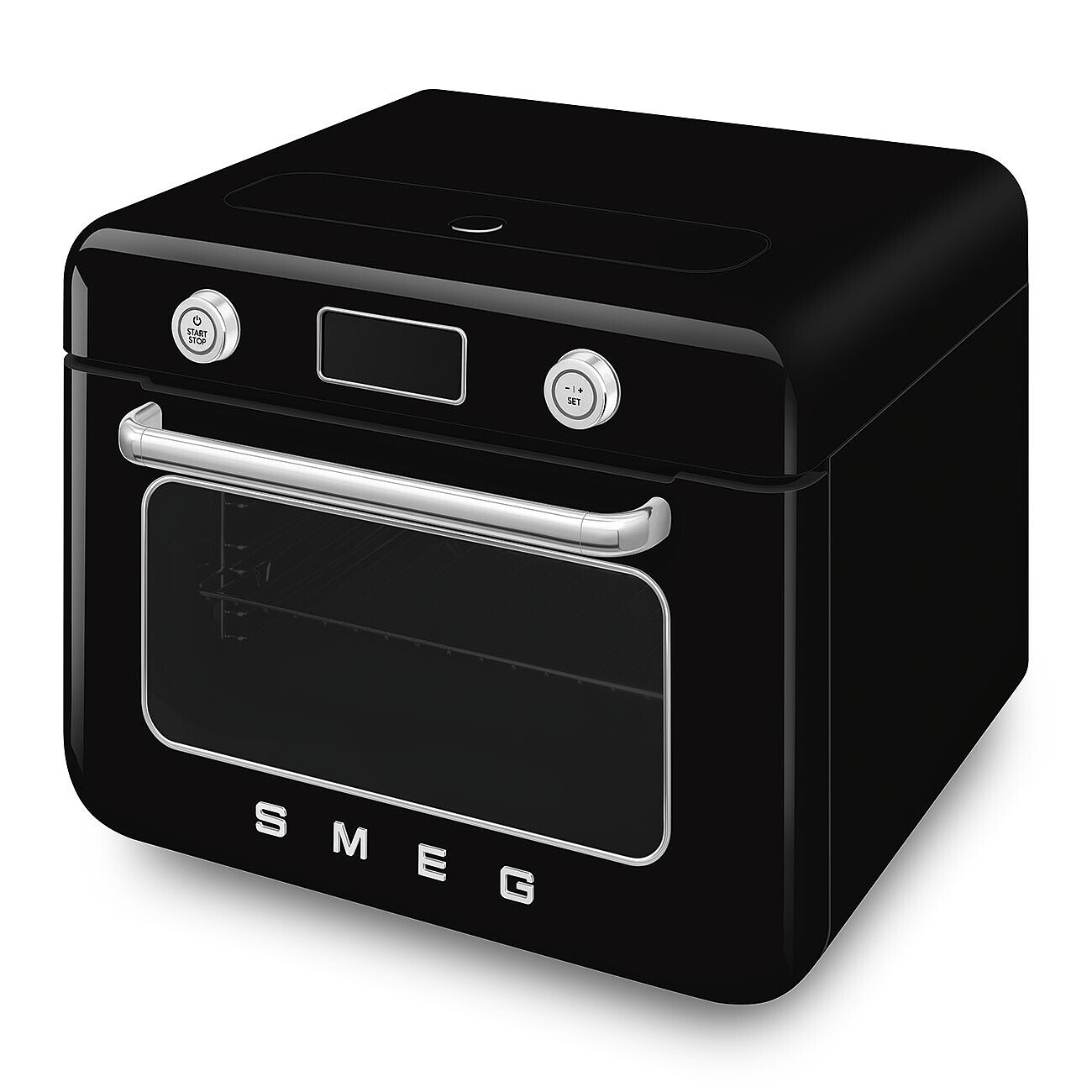 Smeg Stolní kombinovaná parní trouba, 30l, černá COF01BLEU