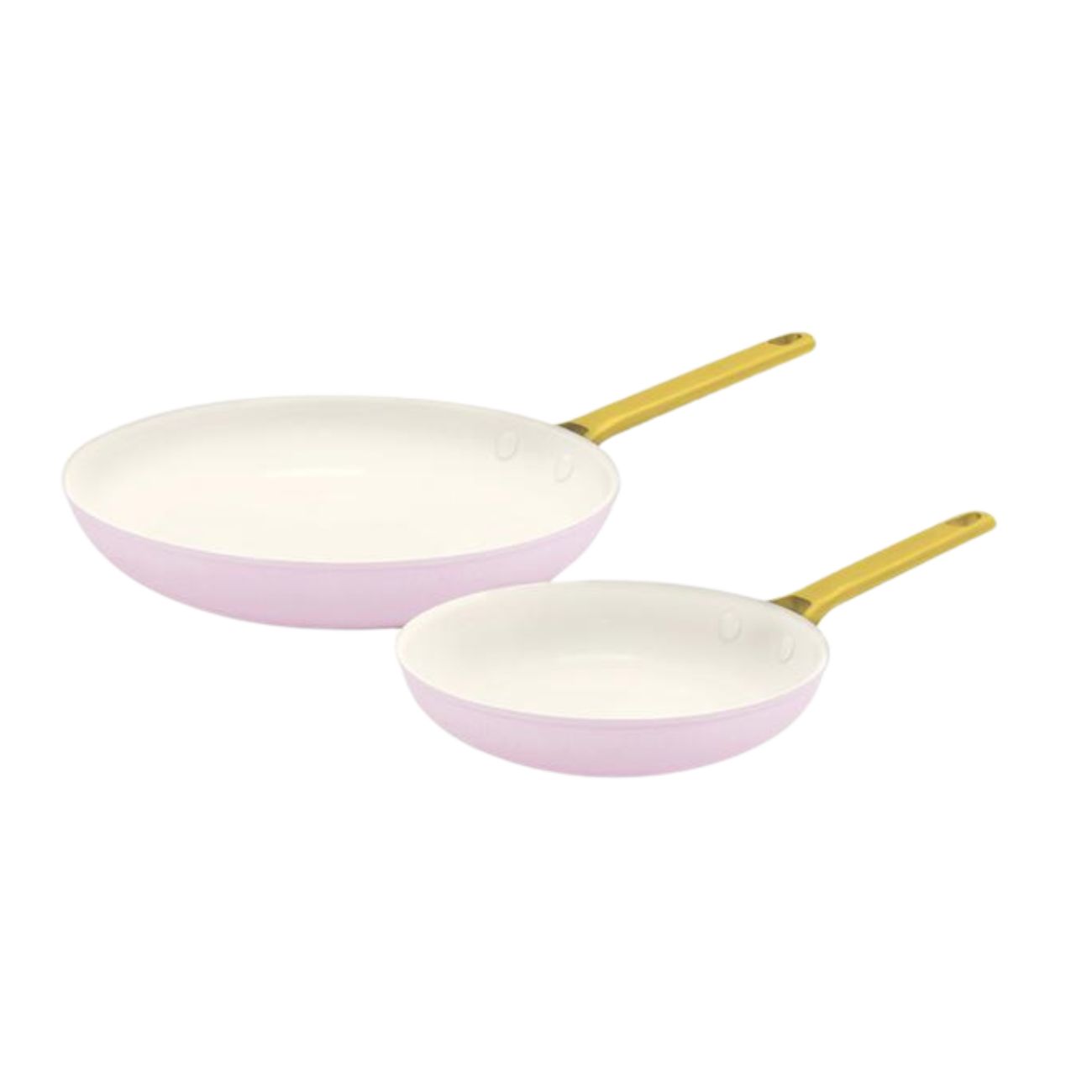 GreenPan Sada 2 nepřilnavých keramických pánví Padova 20 + 26 cm, pastelově růžová CC005369-001