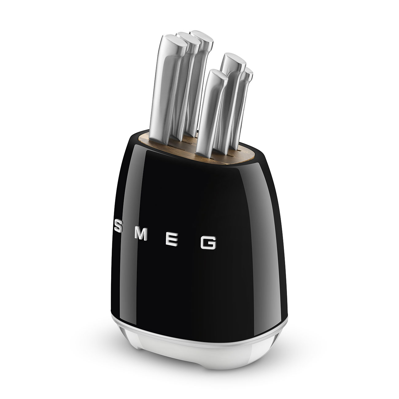 Smeg SMEG blok s noži, 6 ks černá KBSF02BL