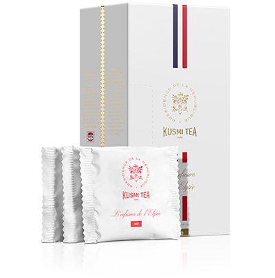 Kusmi Tea Porcovaný ovocný čaj L'infusion de l'Élysée Bio, 24 sáčků 21199A1170