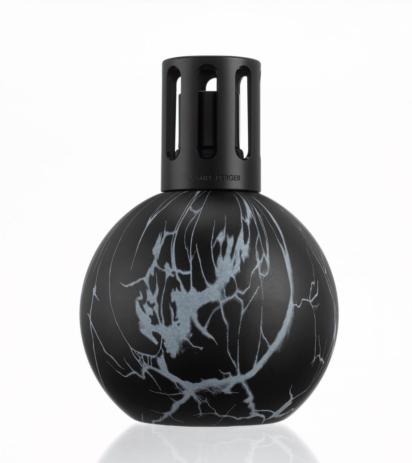 Maison Berger Paris Skleněná katalytická lampa Marbrure, 413 ml, černá 4834