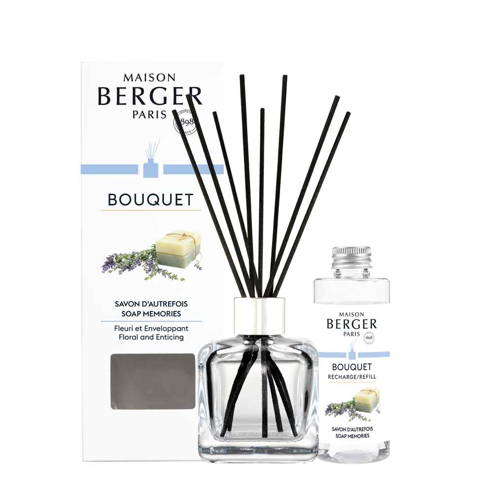 Maison Berger Paris Aroma difuzér Cube + náplň Mýdlové bublinky 100 ml 7760