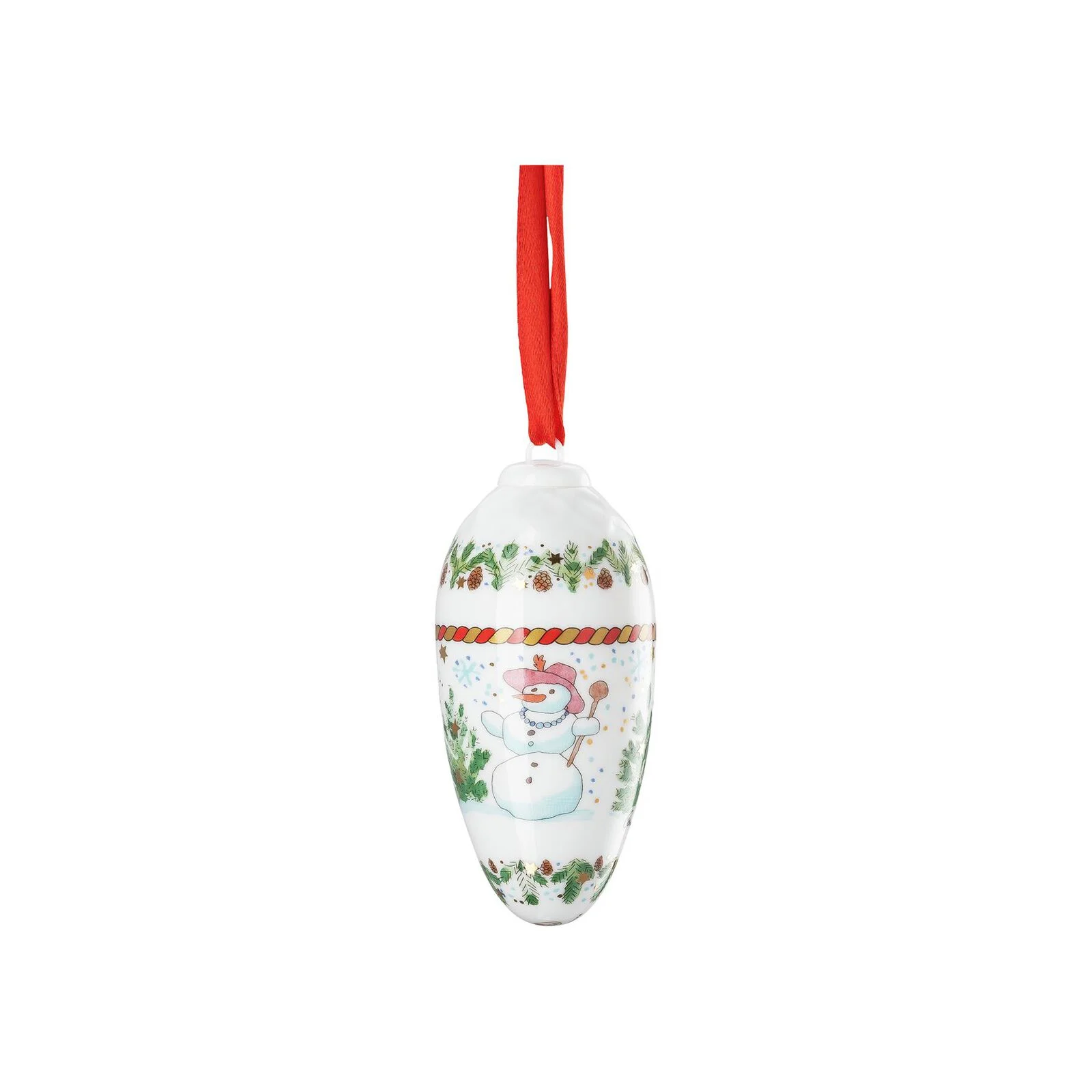 Rosenthal Porcelánová ozdoba na stromeček Šiška, Vánoční radovánky, 8,5 cm 02262-727258-27826