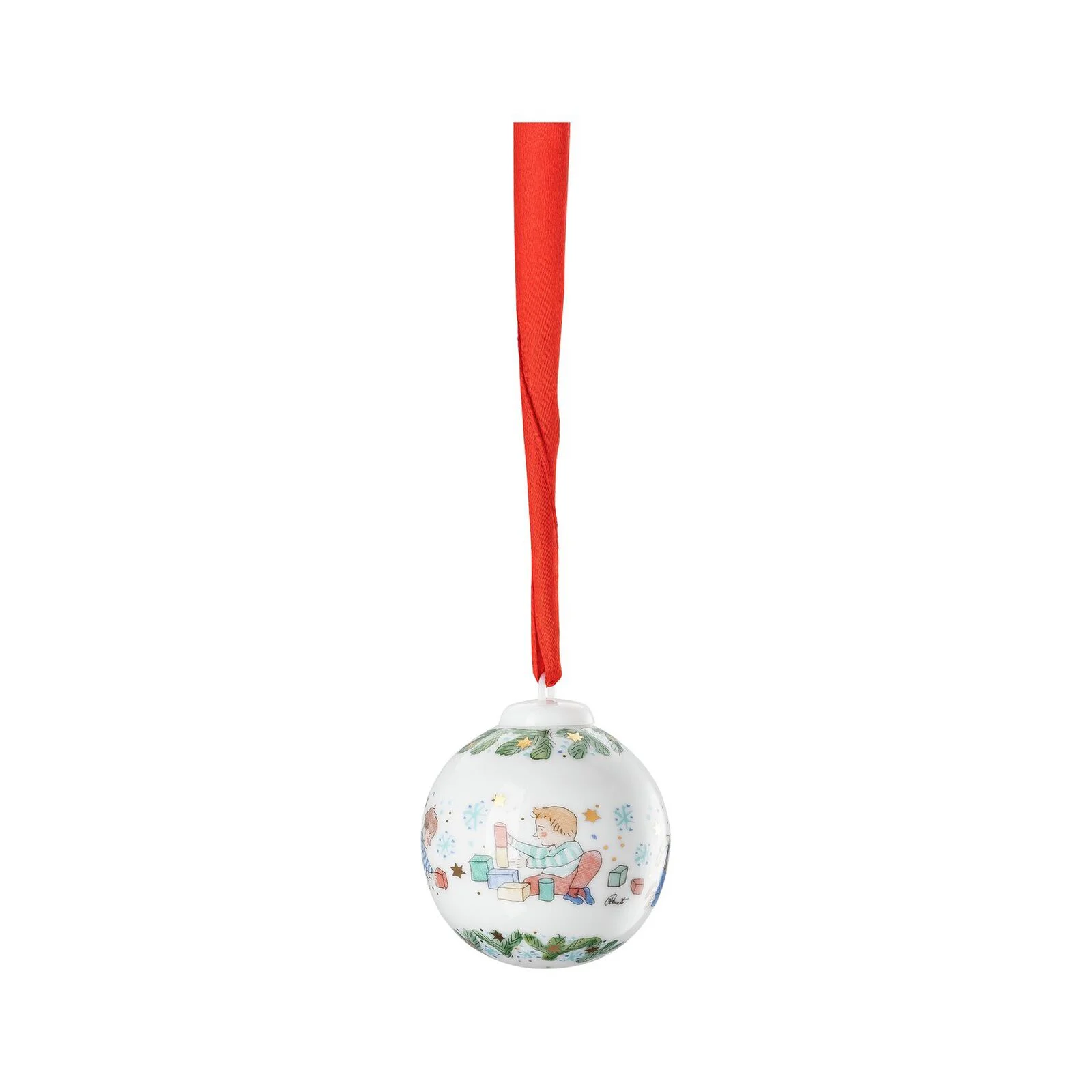 Rosenthal Porcelánová mini koule, motiv Hračky, Vánoční radovánky, Ø 5 cm 02252-727499-27939