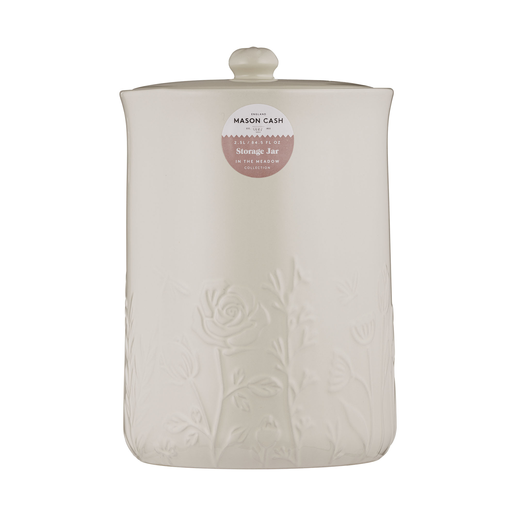 Mason Cash Kameninová dóza s víkem, In the Meadow, 2,5 l, bílá 2002.310