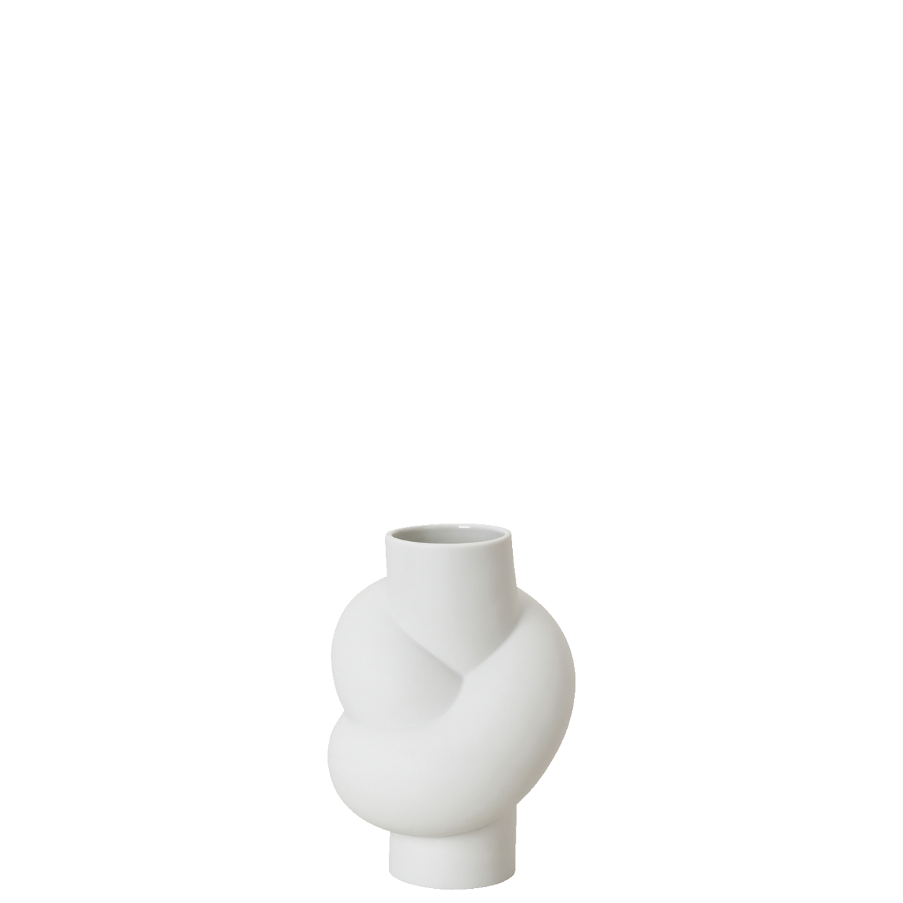 Rosenthal Středně velká váza Node, kolekce Midivases, 14 cm, bílá 14628-100102-26014