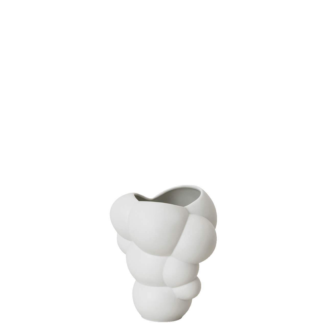 Rosenthal Středně velká váza Skum, kolekce Midivases, 14 cm, bílá 14621-100102-26014