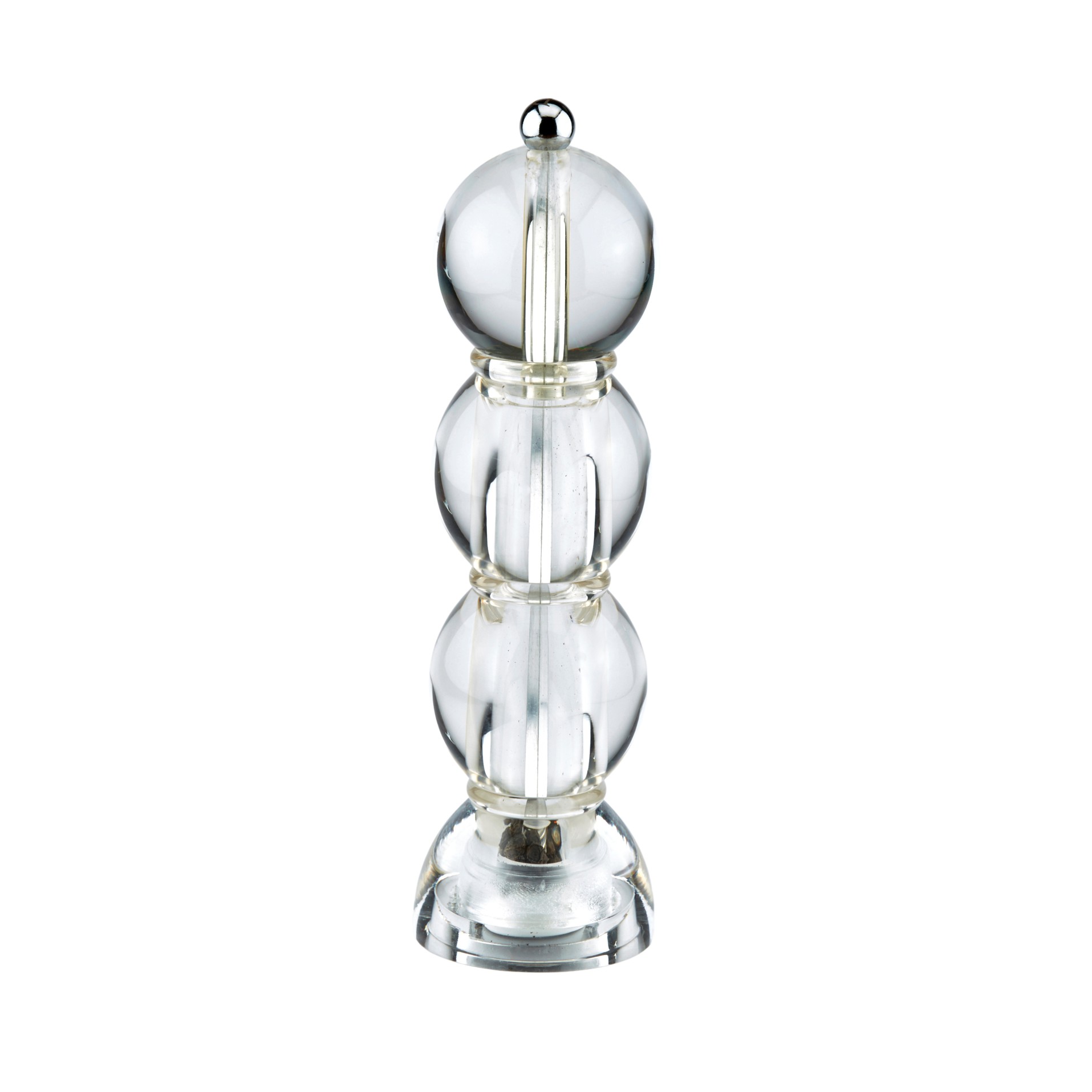 Addison Ross Akrylový mlýnek na sůl nebo pepř Bobbin Icy, 24 cm, transparentní GR1520