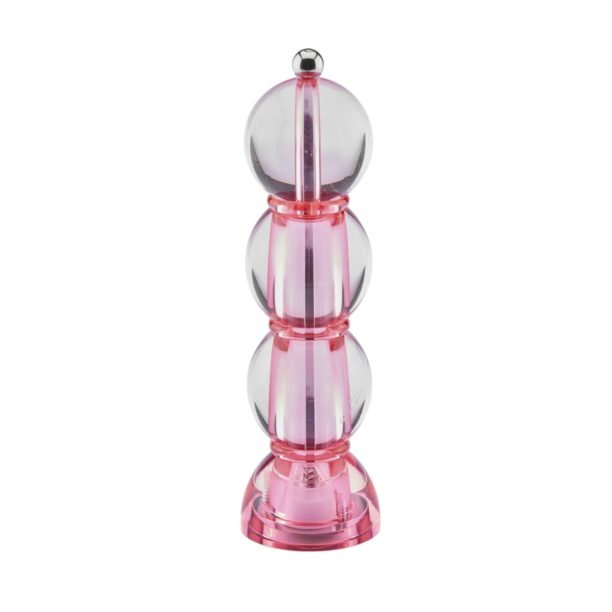 Addison Ross Akrylový mlýnek na sůl nebo pepř Bobbin Icy, 24 cm, růžová GR1522