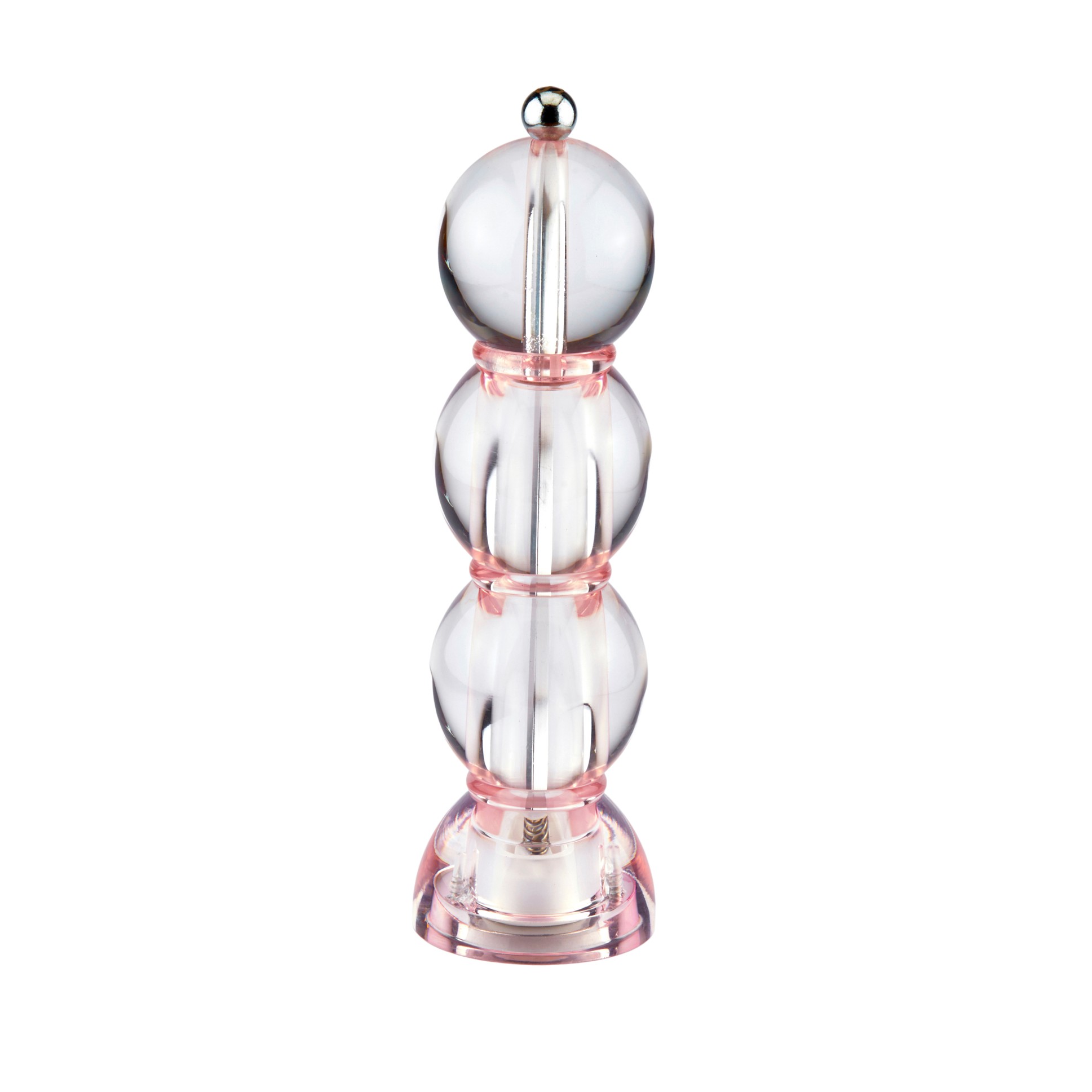 Addison Ross Akrylový mlýnek na sůl nebo pepř Bobbin Icy, 24 cm, světle růžová GR1523
