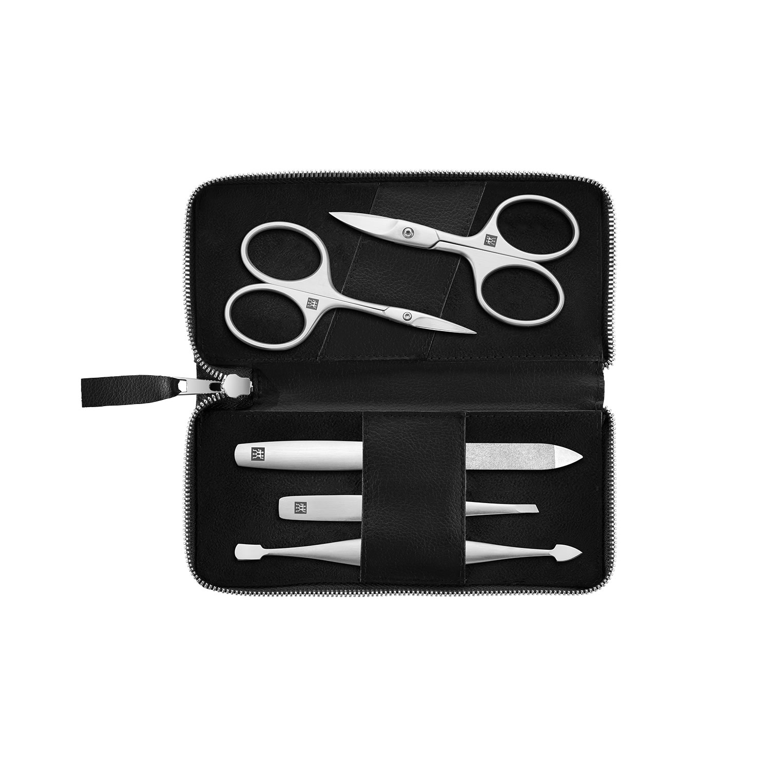 Zwilling Beauty Premium manikúra AppleSkin, 5 ks (2x nůžky), černá 97015-004-0