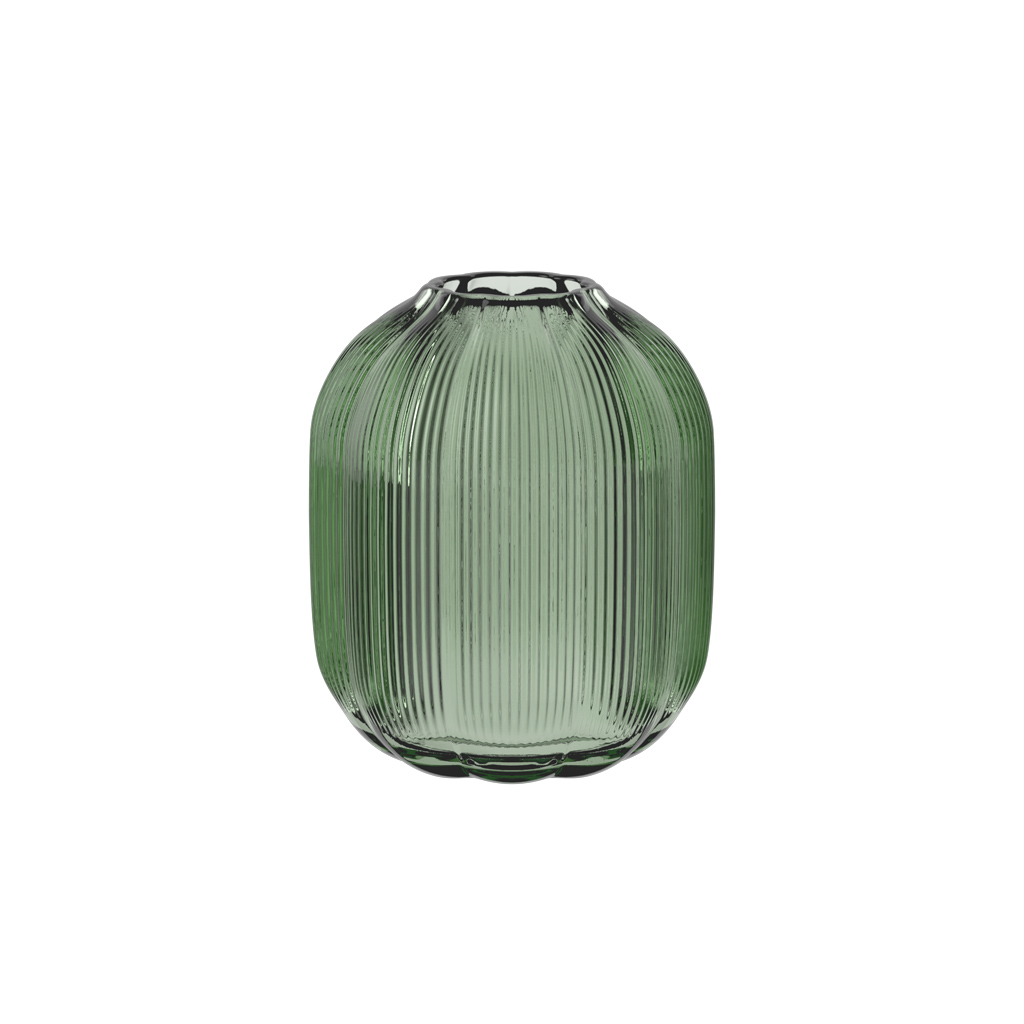 Villeroy & Boch Skleněná váza Fleur, 19 cm, zelená 11-7337-0948