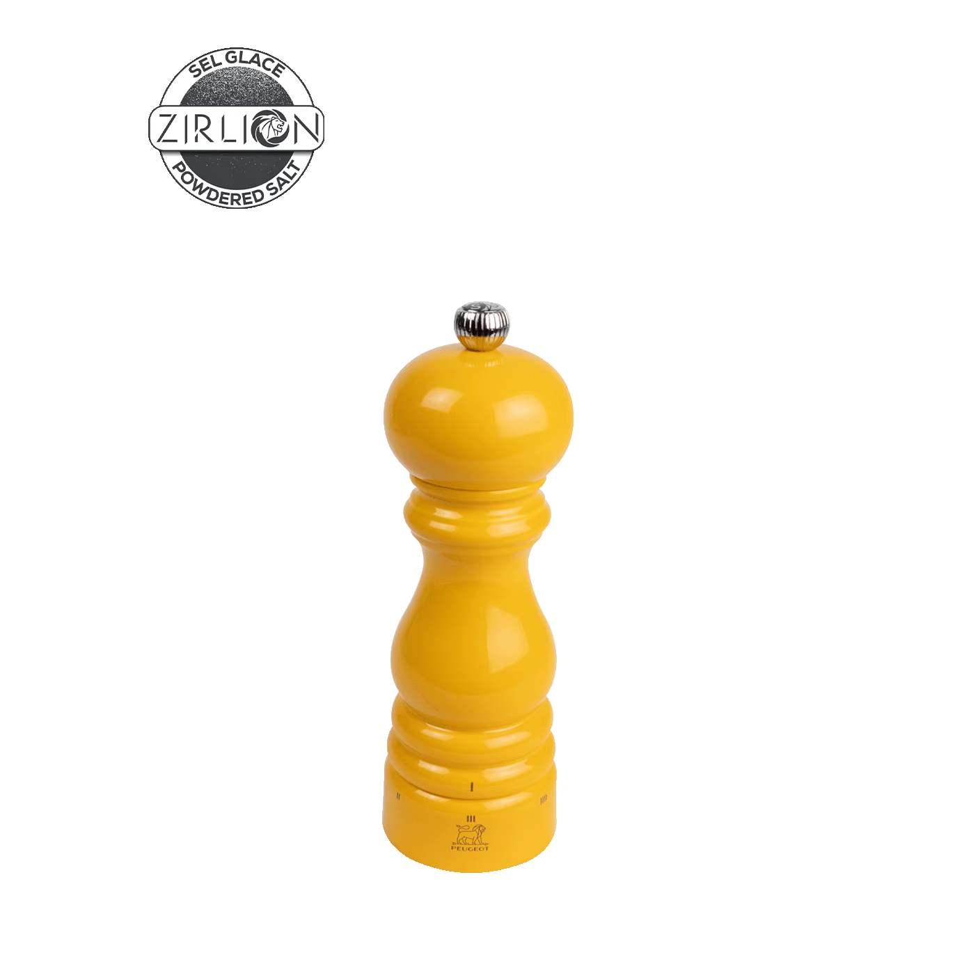 Peugeot Dřevěný mlýnek ParisRama na sůl u’Select Zirlion, 18 cm, šafránově žlutá 4356800