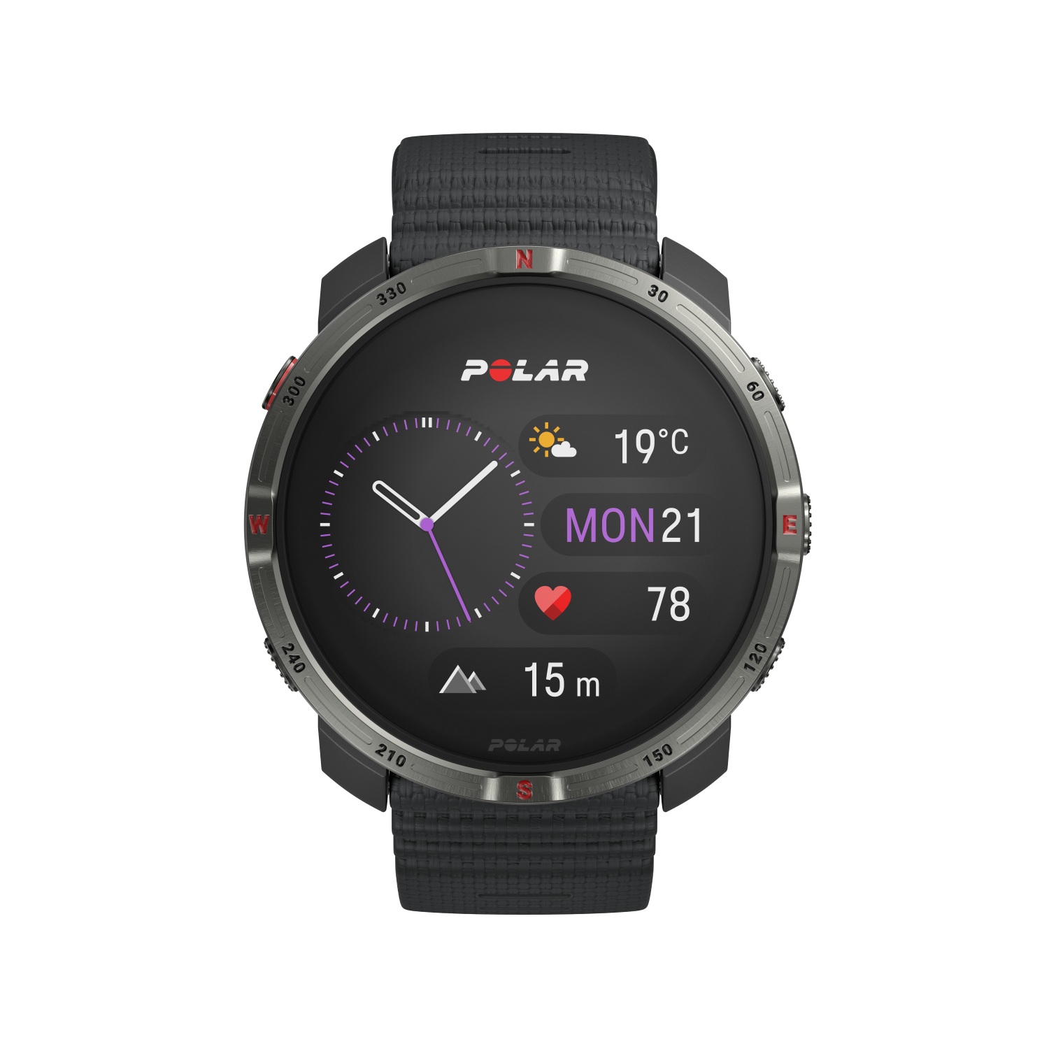 Polar Sporttester Grit X2, S-L, černá 900115134