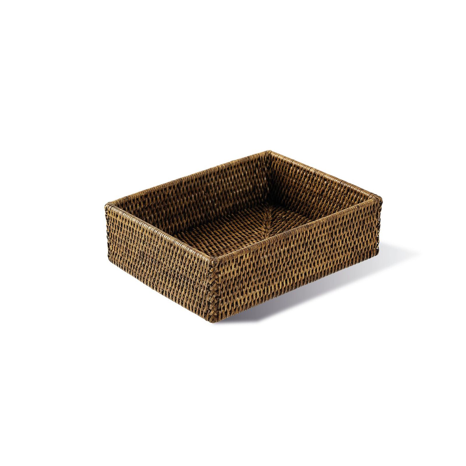 Sambonet Ratanový obdélníkový koš, kolekce Radici, 26,5 x 20,5 cm, medově hnědá 58233-04