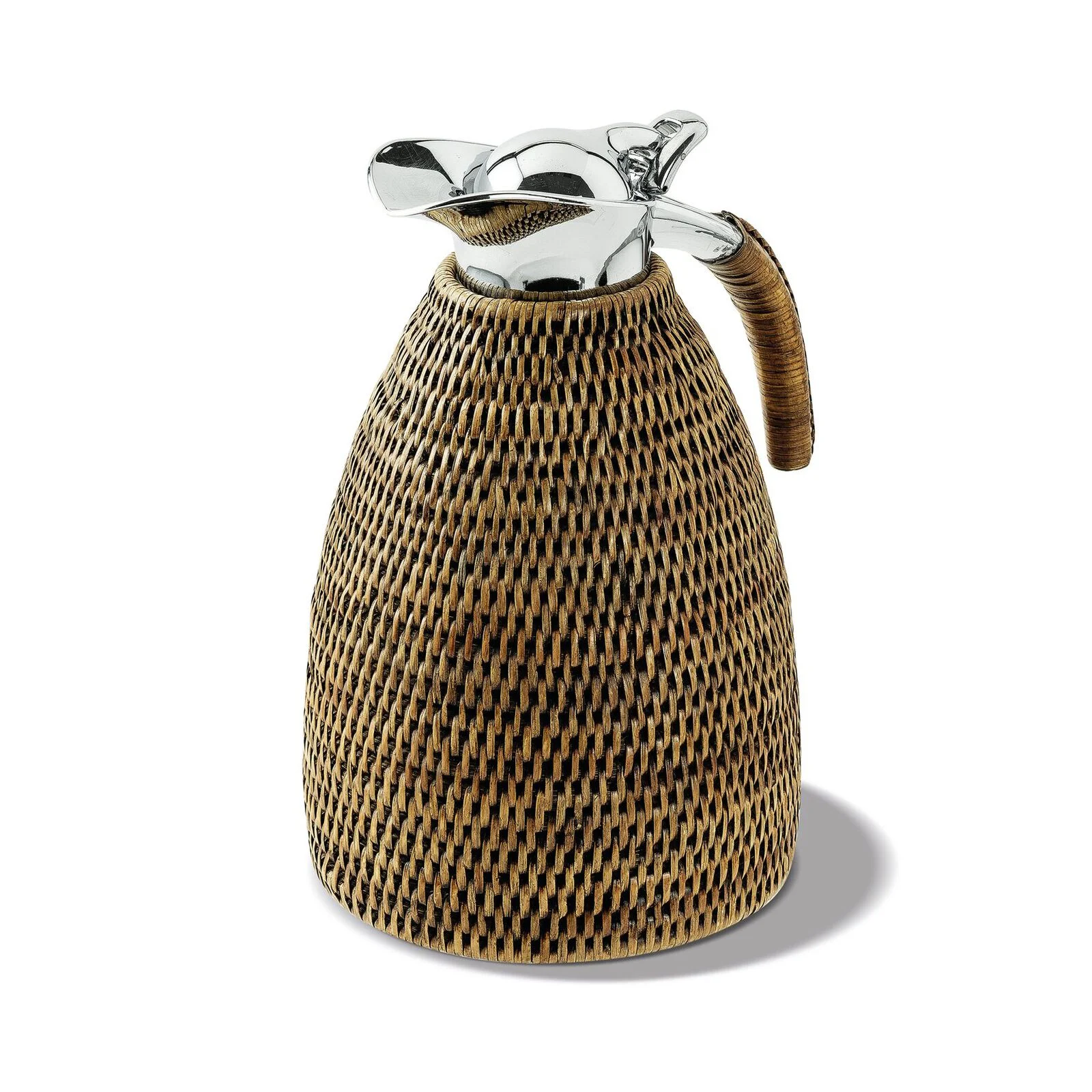 Sambonet Termo karafa opletená ratanem, kolekce Radici, 2,0 l, medově hnědá 58234-02