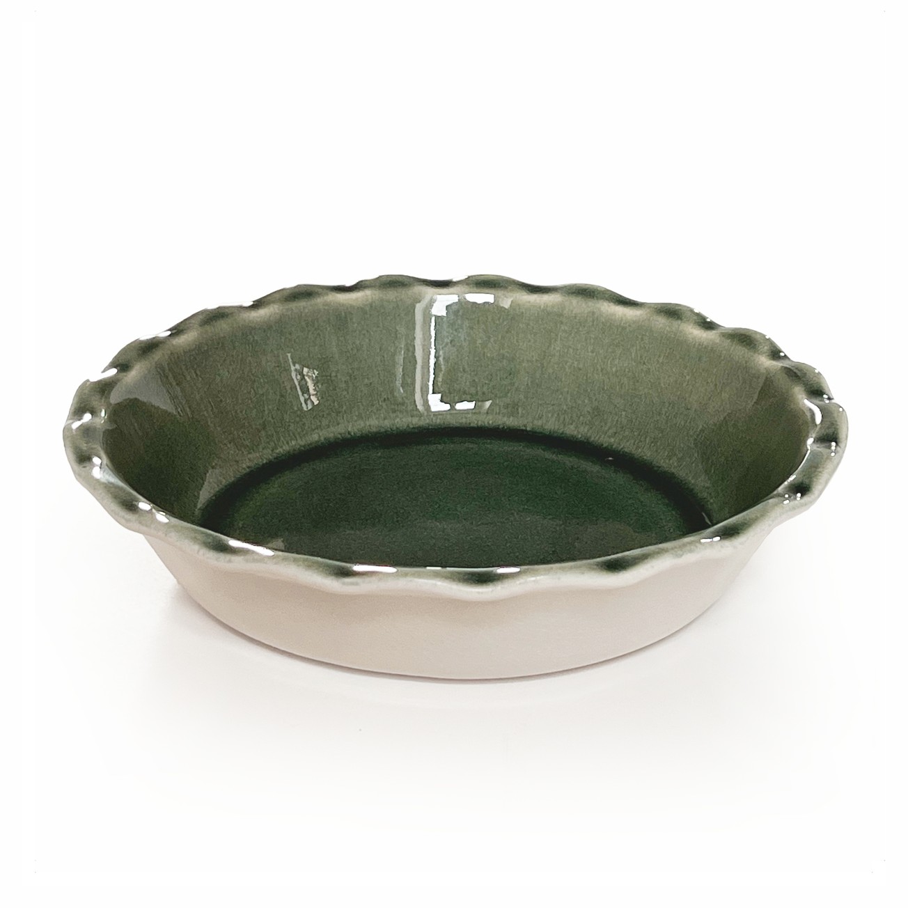 Emile Henry Koláčová forma s glazurou Jars, limitovaná edice ke 175 letům, Ø 26 cm, zelená 3J6121