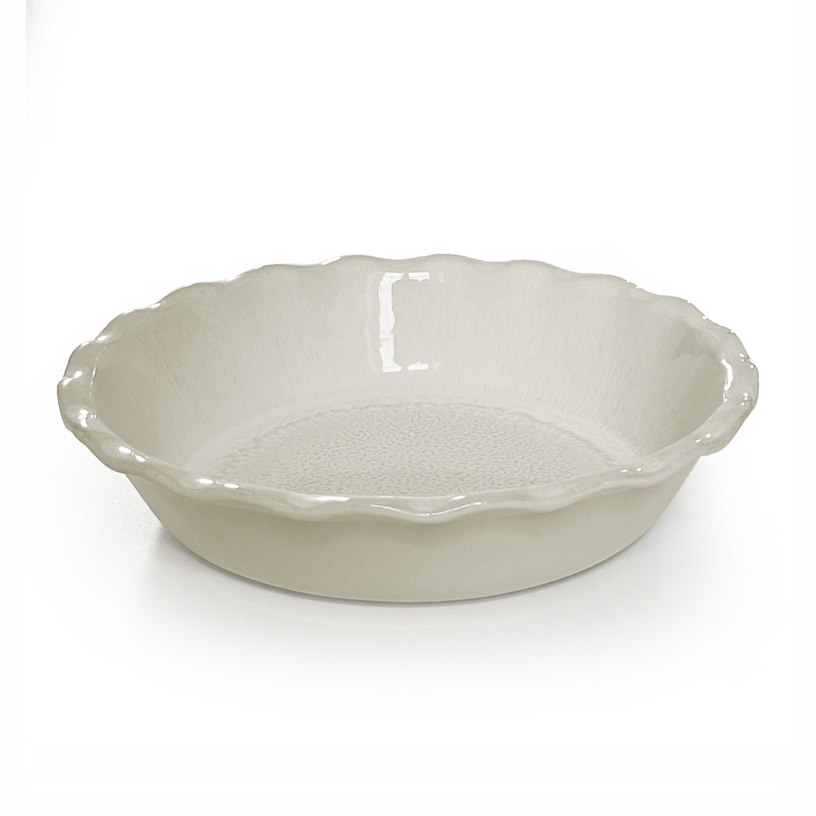 Emile Henry Koláčová forma s glazurou Jars, limitovaná edice ke 175 letům, Ø 26 cm, bílá 1J6121