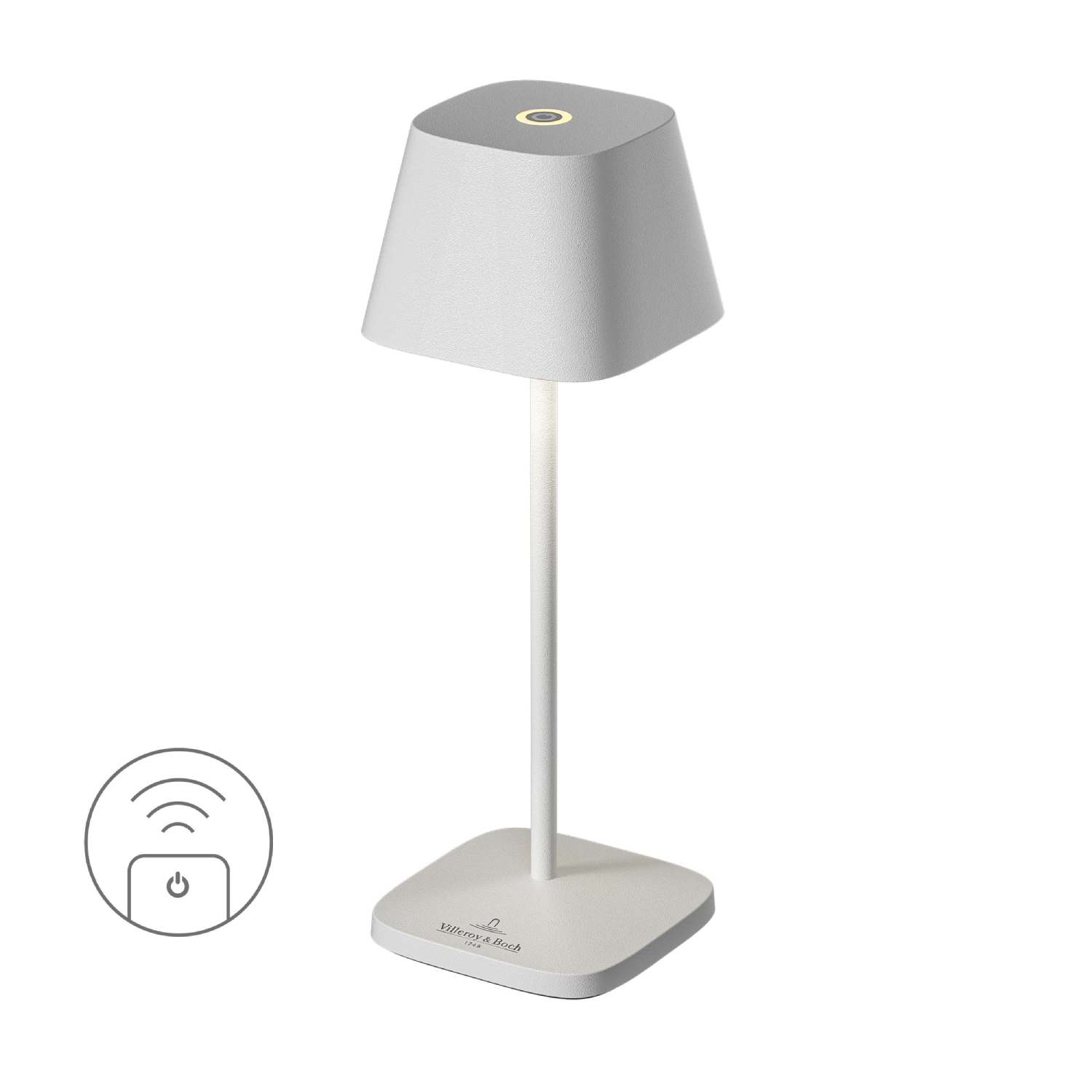 Villeroy & Boch Nabíjecí LED lampička do exteriéru / interiéru Neapel Micro, 20 cm, white 97260
