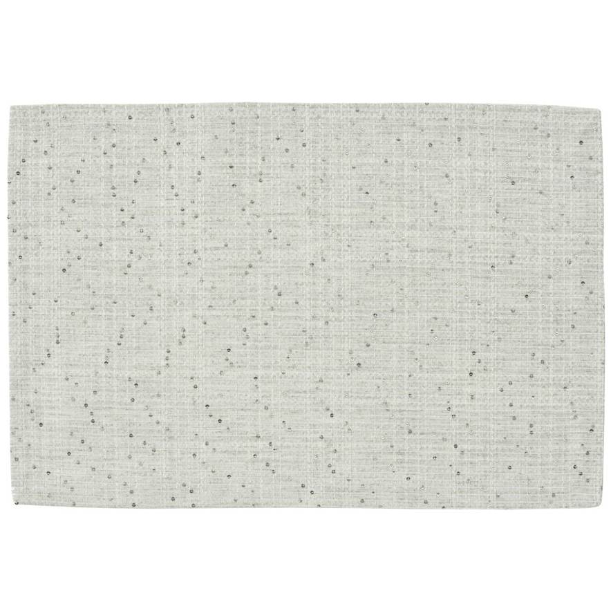 Sander Třpytivé prostírání Lustrini, 35 × 50 cm, white 885964-30