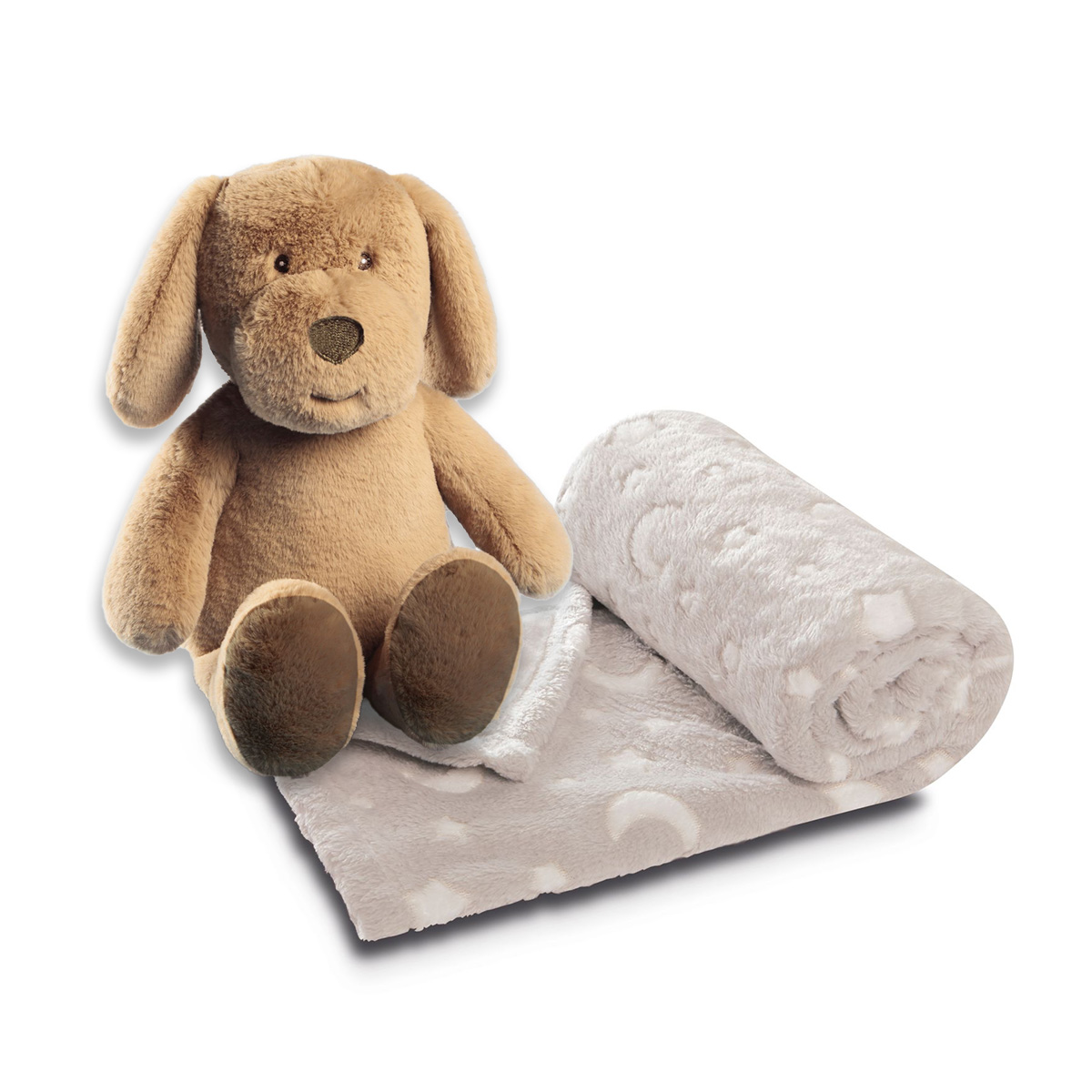 Hermann Biederlack Dětská deka s plyšovým pejskem Maxem, 75 x 100 cm 822390