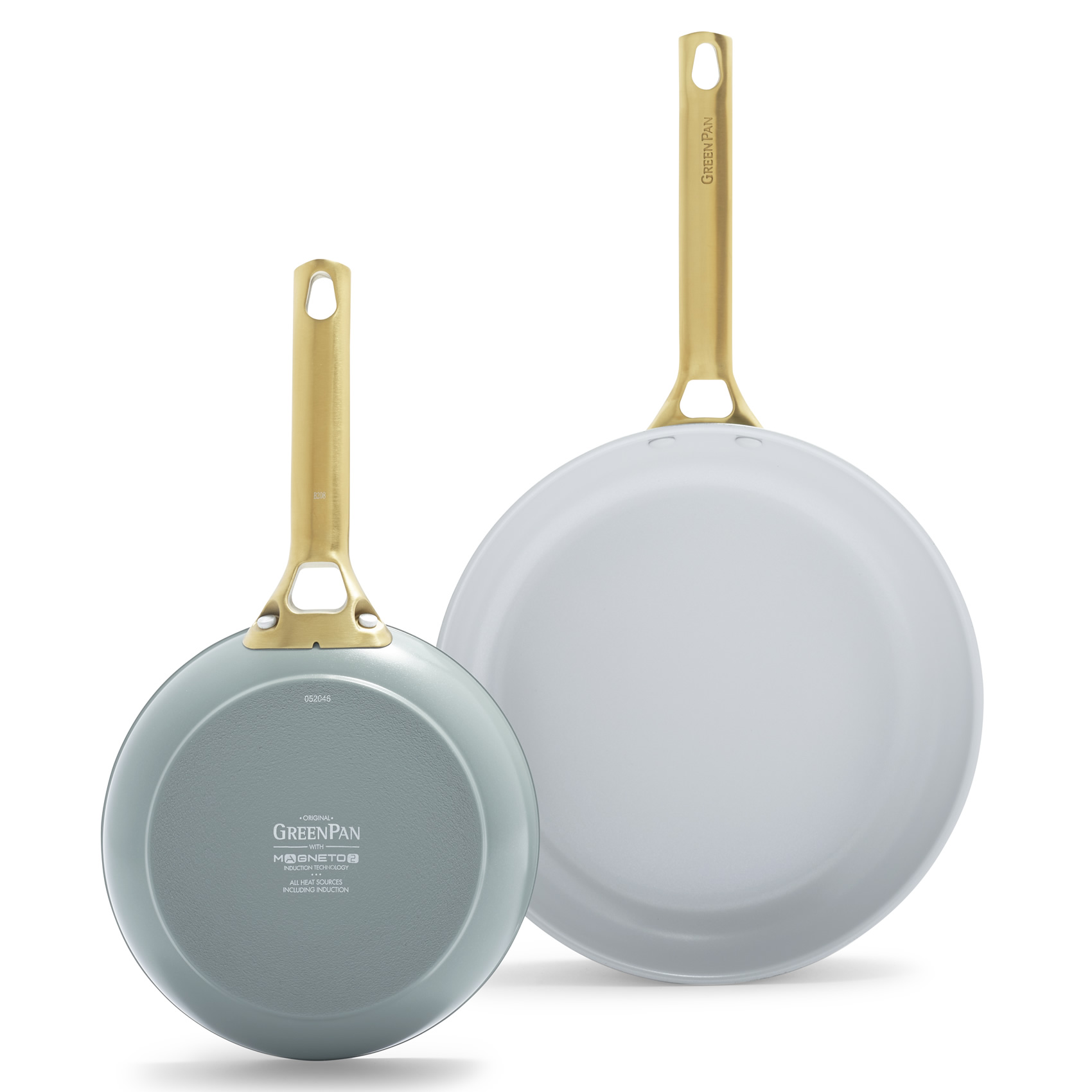 GreenPan Sada 2 nepřilnavých keramických pánví Padova 20 + 26 cm, šedomodrá CC008478-001