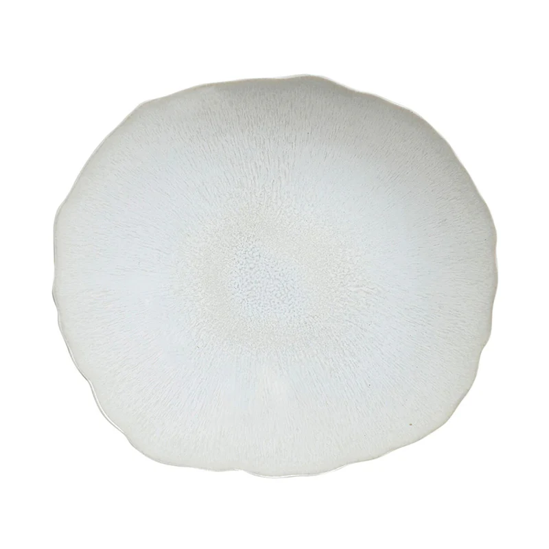 Jars Servírovací talíř XL Plume, Ø 29 cm, mléčně bílá Perle JA960770
