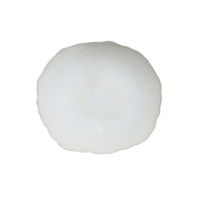 Jars Dezertní talíř Plume, Ø 22 cm, mléčně bílá Perle JA960772