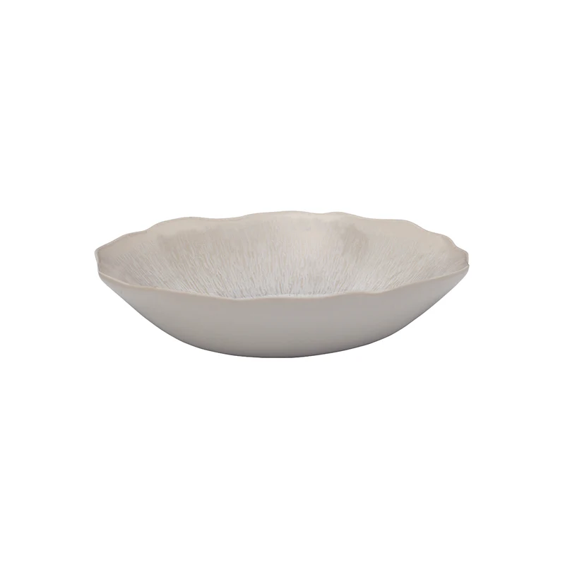 Jars Hluboký talíř Plume, Ø 21 cm, mléčně bílá Perle JA960771
