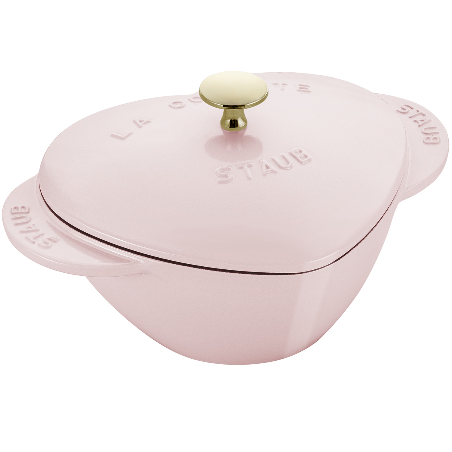 Staub Litinový hrnec ve tvaru srdce, 20 cm / 1,75 l, růžový 1030211