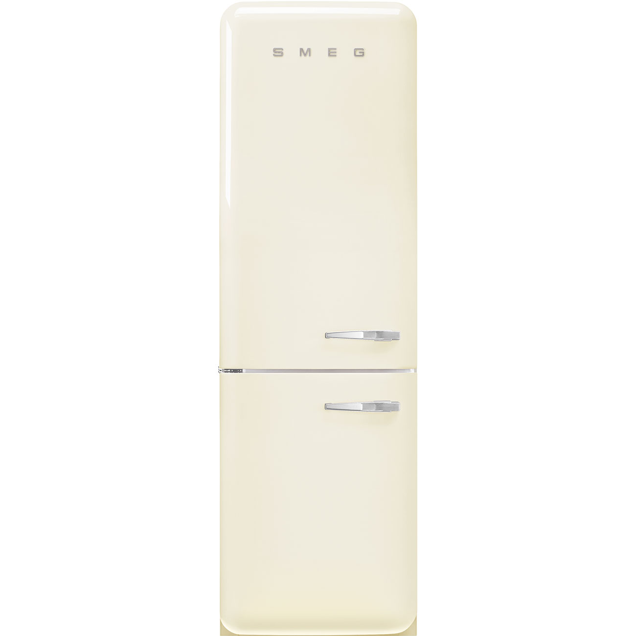 Smeg Lednice s mrazákem dole 50´s Retro Style, FAB32L, 234l/97l, levostranné otv., 196x6, krémová FAB32LCR6