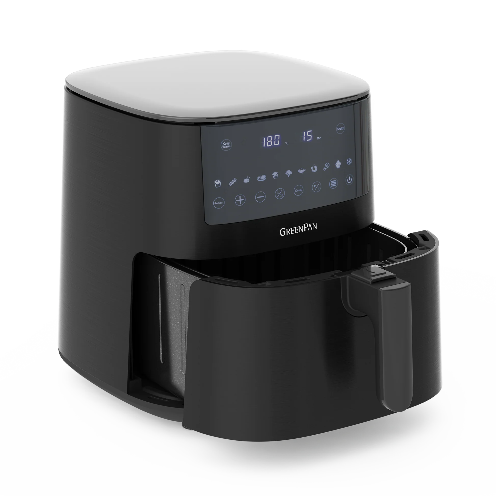 GreenPan Horkovzdušná firtéza Bistro, 1 koš, objem 7,2 l, černá CC007923-001