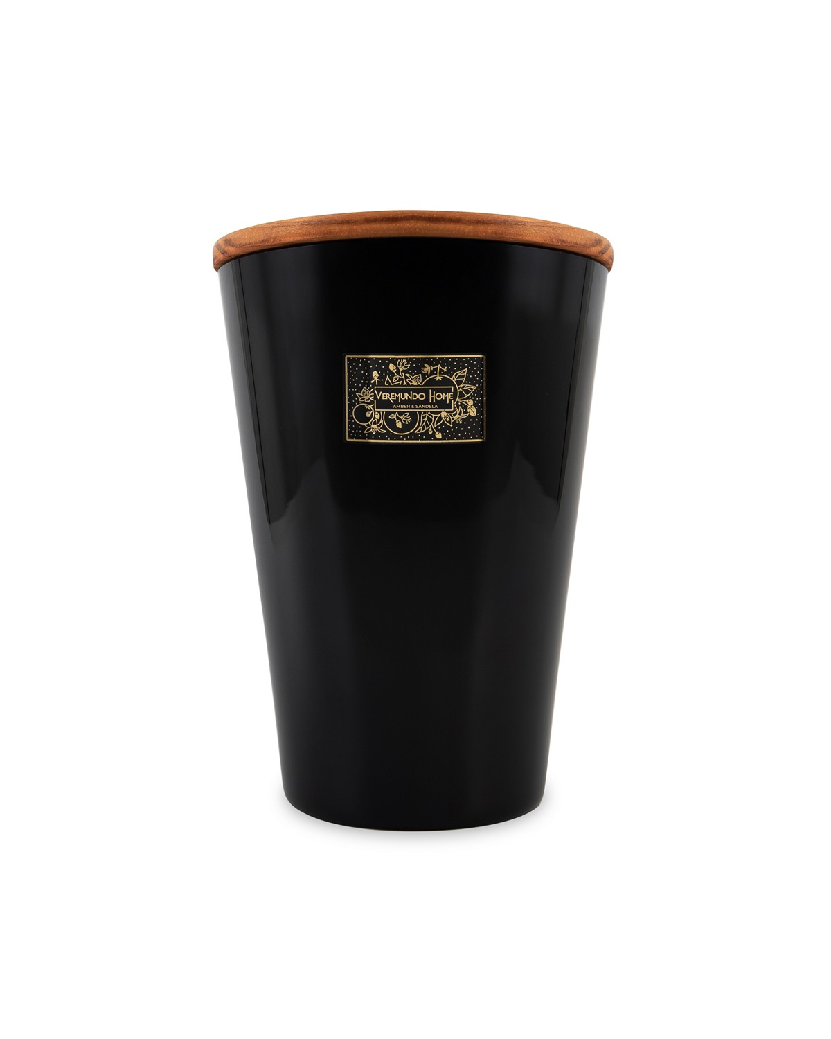 VEREMUNDO HOME Vonná svíčka Paris Amber Santal, 3,45 kg, černá 16225