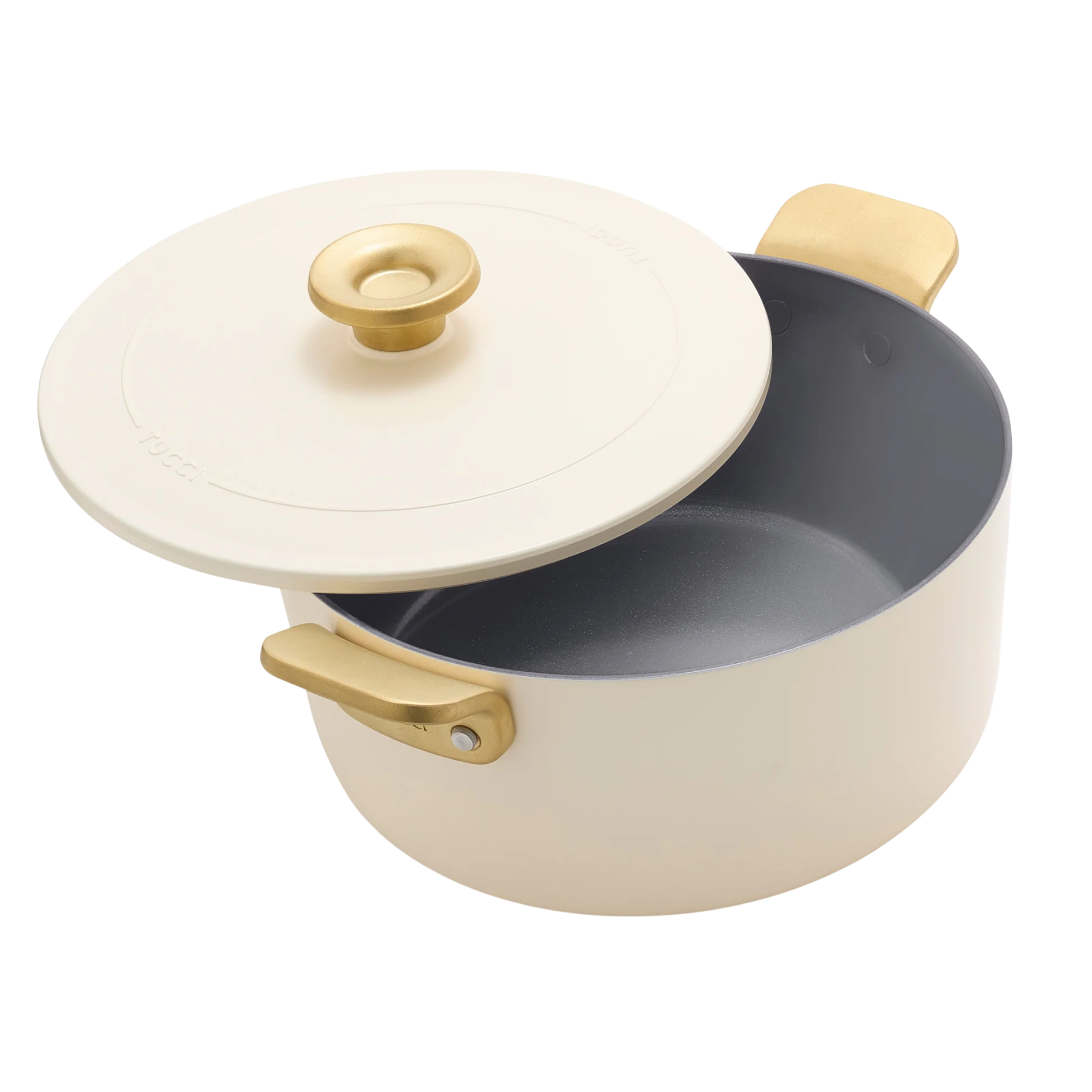 GreenPan Hrnec s nepřilnavým keramickým povrchem na pomalé vaření, Stanley Tucci, Ø 26 cm / 6,5 l, krémová CC007806-004