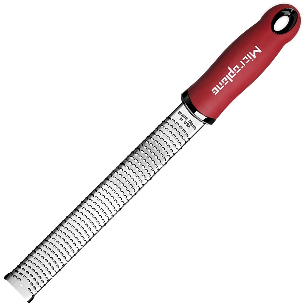 Microplane Nerezové strúhadlo Premium Classic Zester, červená 46127