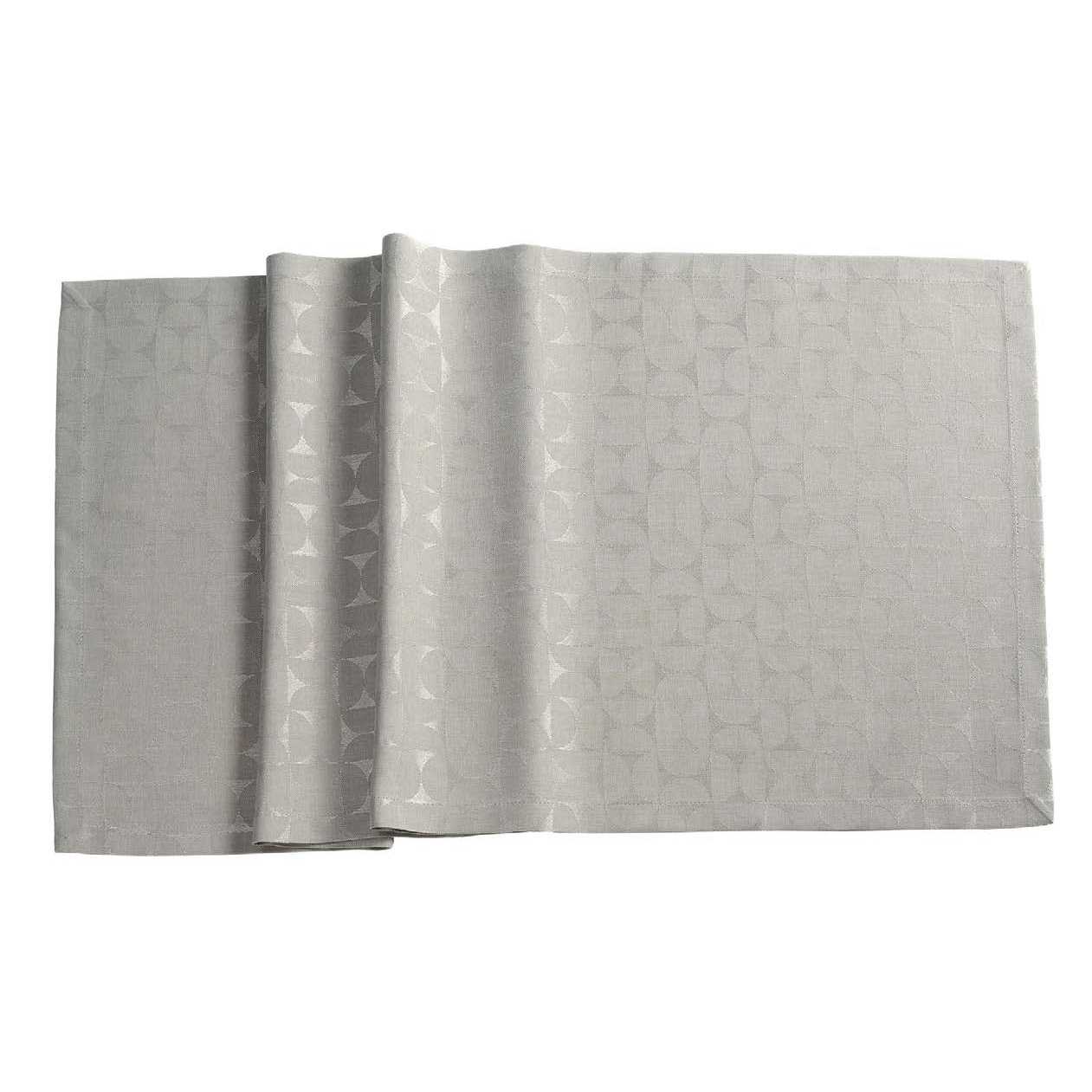 Sander Damaskový behúň na stôl s úpravou proti škvrnám Ora, 50 x 140 cm, rock 52569-42