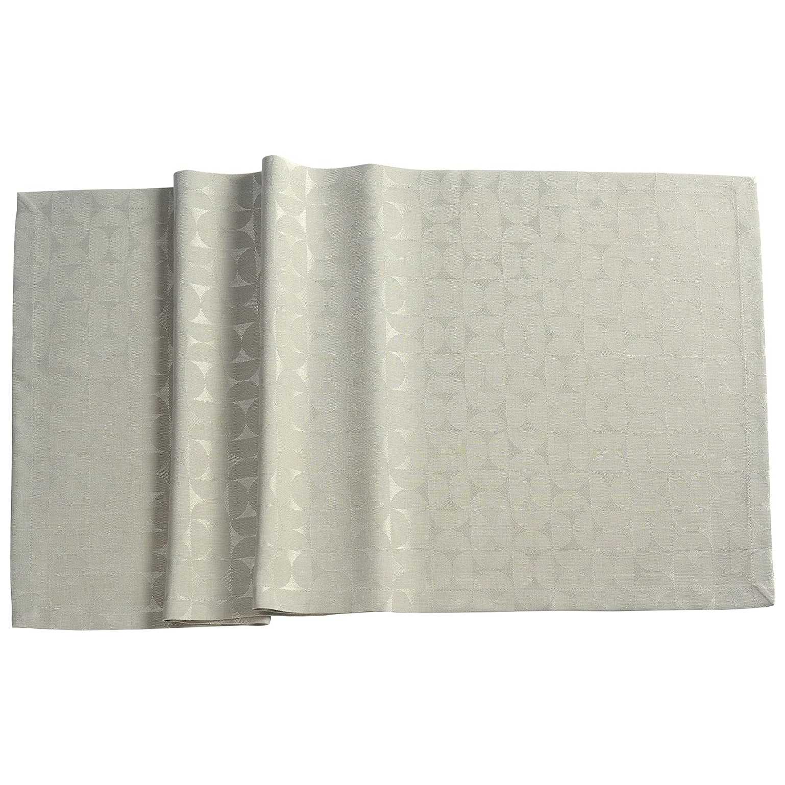 Sander Damaskový behúň na stôl s úpravou proti škvrnám Ora, 50 x 140 cm, moonbeam 52569-80