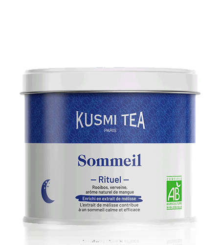 Kusmi Tea Sypaný bylinný čaj pre kvalitný spánok Sleep Ritual, kovová dóza 100 g 21251A1070