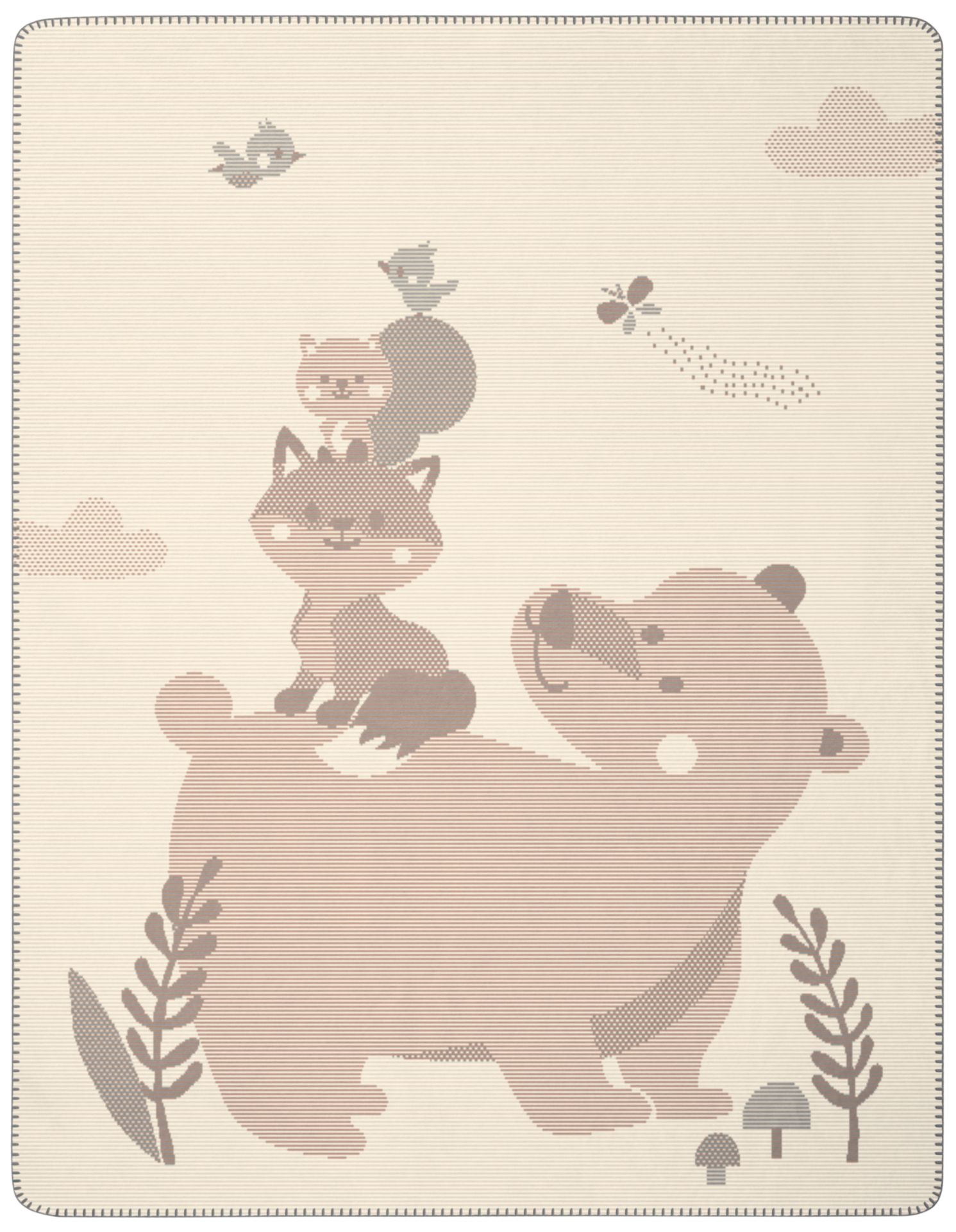 Villeroy & Boch Detská deka Foxy Friends, 75 x 100 cm 822055