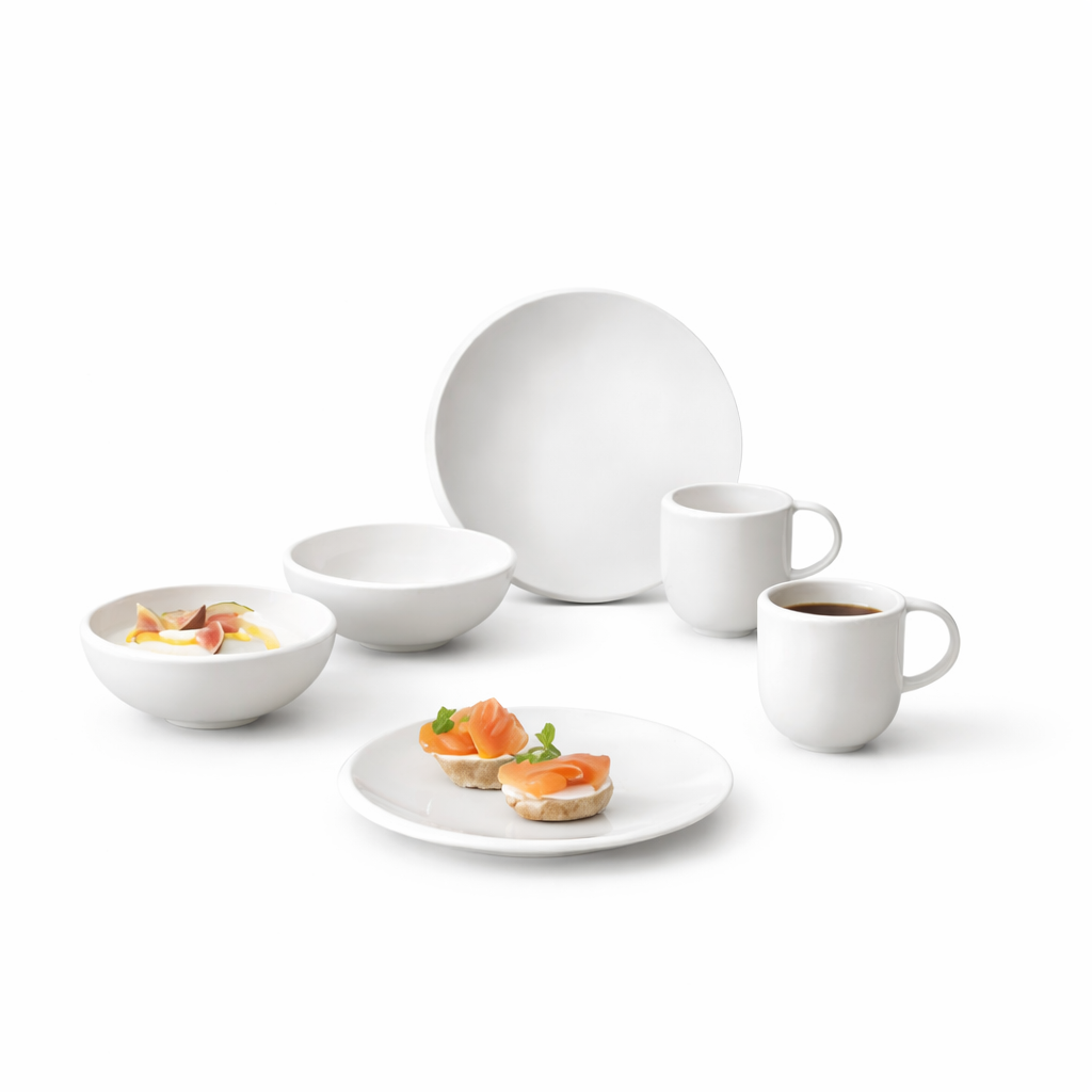Villeroy & Boch Porcelánový raňajkový servis NewMoon, 6 ks 10-4264-9071
